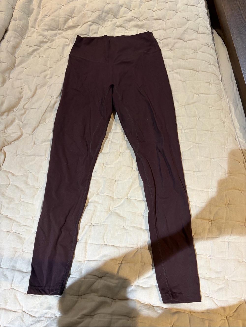 High rise balance brown leggings